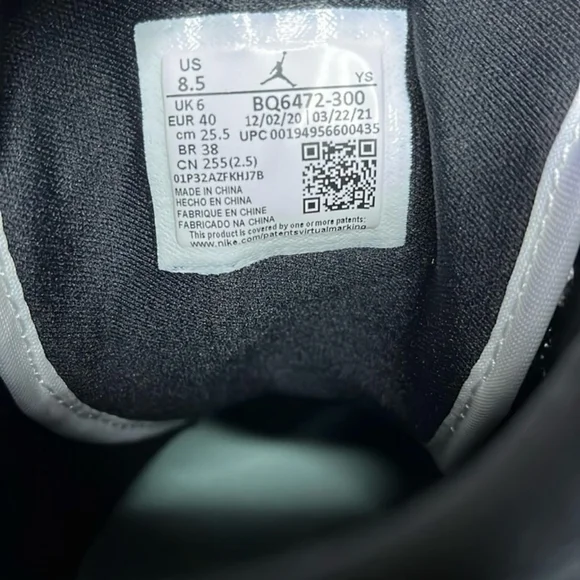 NIKE Jordan 1 Mid Aqua Blue Tint - Size 8.5W - Picture 5 of 5